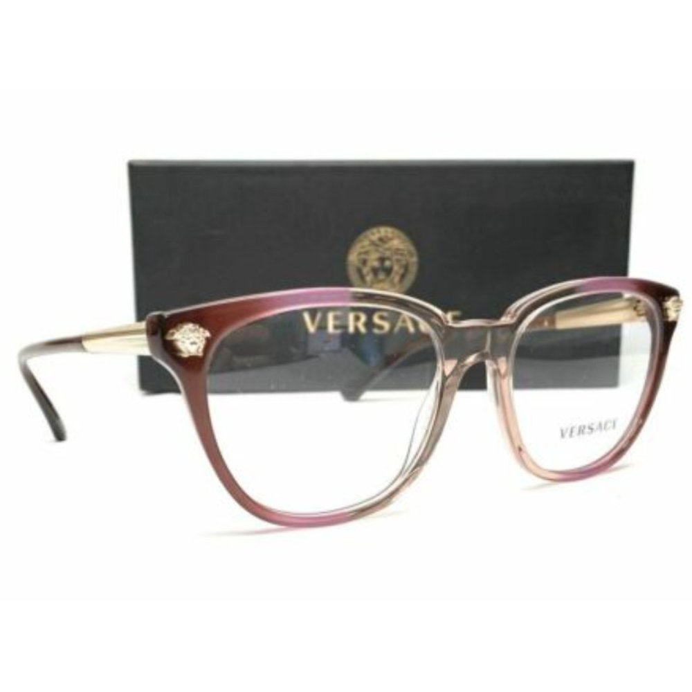 Versace Women's Violet Cat Eye Eyeglasses! - Picture 3 of 3